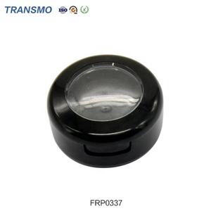 Estuche de sombra de ojos al por mayor negro, estuche de sombra de ojos de marca privada, contenedor compacto redondo vacío para polvos con tapa de cristal - Product Image 5