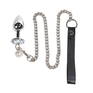 Plug Anal Metálico con Cola de Zorro y Cuentas para Mujer, Equipo de Bondage para Jardín, Productos Sexuales para Adultos - Product Image 1