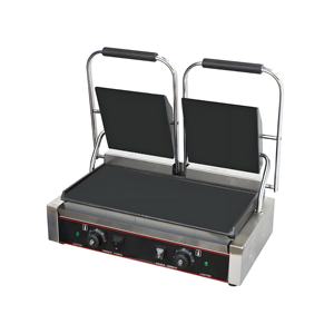 Máquina de Contacto Eléctrica de <span class=keywords><strong>Doble</strong></span> Cabezal para Hacer Paninis y Sándwiches, <span class=keywords><strong>Tostadora</strong></span>, Prensa, Venta Caliente 2025 - Product Image 2
