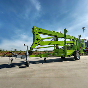 थोक 18 मीटर ऊंचा लिफ्ट ट्रेलर माउंटेड स्पाइडर लिफ्ट रिमोट कंट्रोल इंजन-संचालित हाइड्रोलिक 12 मीटर स्पष्ट बूम स्पाइडर लिफ्ट लिफ्ट - Product Image 5