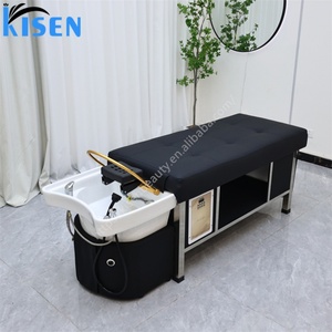 KISEN Lavacabezas Japonés para SPA Capilar, Cama de Terapia Capilar para Lavado de Cabello, Mobiliario de Salón, Cama de Lavado de Cabello para Masaje Tailandés - Product Image 3