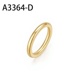 Anillo de Moda Amy A3364 de Acero Inoxidable, Anillo de Boda Clásico para Mujer, Joyería para Uso Diario, Regalo - Product Image 2