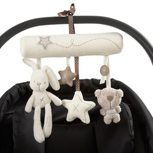 Infants <strong>Cradle</strong> Cute Rabbit Dropshipping Creative <strong>Baby</strong> Hanging Bed Safety Seat Plush Toy Hand Bell Multifunctional Plush Toys - Product Image 2