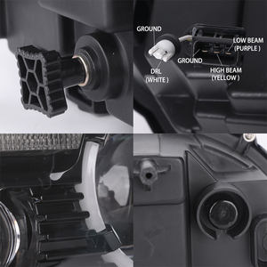 Phare LED E24-R113 amélioré avec feux de croisement et de route et feux de jour pour <span class=keywords><strong>BMW</strong></span> R1200GS <span class=keywords><strong>R</strong></span> 1200 GS Adv R1200GS LC 2004-2012 - Product Image 6