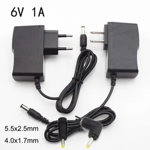 6V 1A 1000mAh AC DC Power Supply Adapter Dc 4.0x1.7mm jack plug 5.5x2.5mm adapter Wall Charger for sphygmomanometer a1