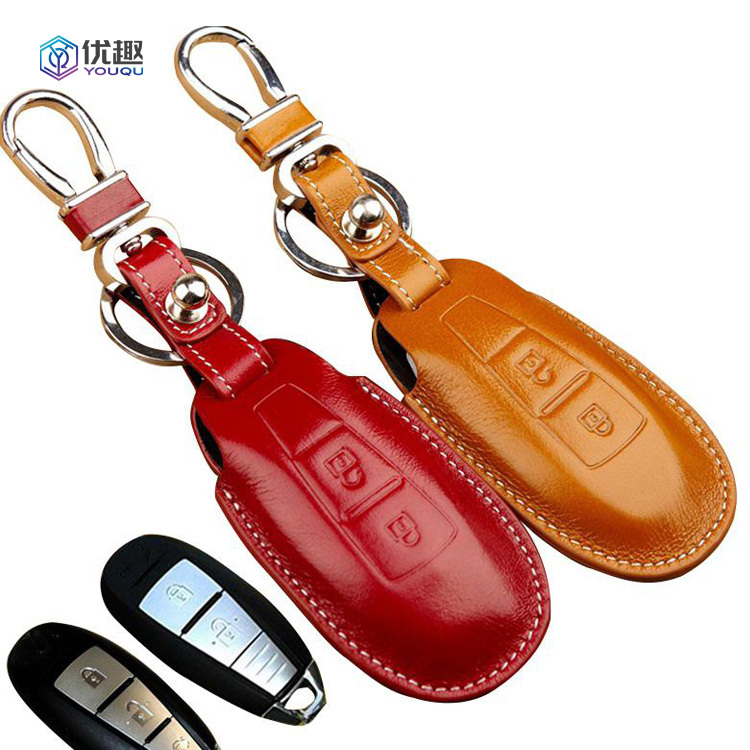 Custom Leather Key Case for Suzuki