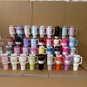 For <strong>Stanley</strong> Classic Solid Color 40oz Stainless Steel Tumbler 1:1 Original H2.0 Vacuum Insulated Travel Mug with Straw - Product Image 3