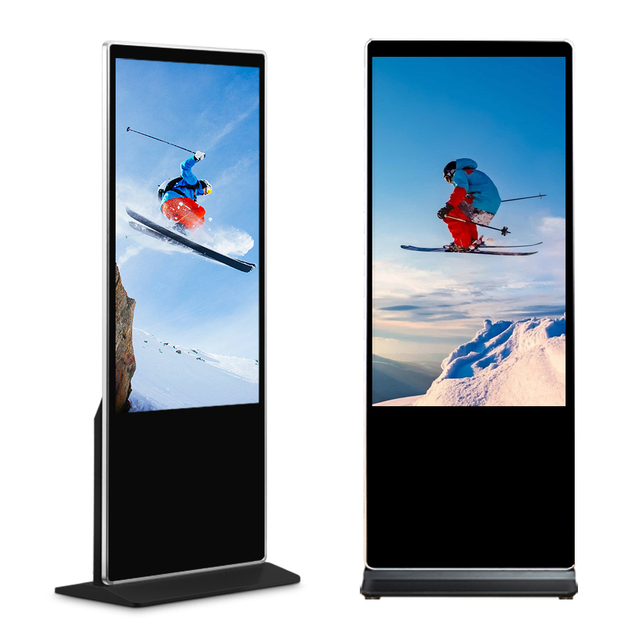 Cheap Price 55" Inch Digital Signage and Displays Kiosk Totem LCD Touch Screen Indoor Smart WIFI Floor Stand Advertising Player