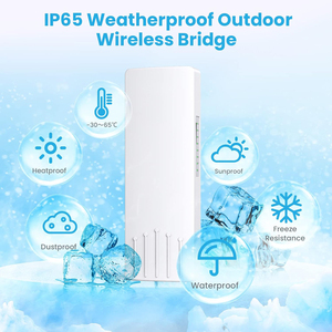 Mosslink 5.8GHz ngoài trời không Dây Cầu 3km Long Range Wifi CPE/CẦU/Router/Repeater/điểm truy cập Poe cho IP camer - Product Image 5