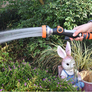 Boquilla de riego multifuncional para jardín, conector de manguera de plástico ajustable con ángulo de pulverización de 110 grados para uso en exteriores - Product Image 3