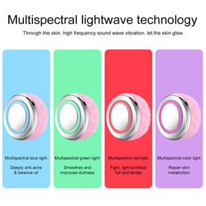 Brosse de nettoyage du visage 2 en 1, nettoyeur de peau à ondes sonores, Machine de rajeunissement de la peau - Product Image 5