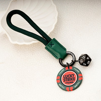 Porte-clés dés en céramique haut de gamme best-seller pendentif porte-bonheur écologique Style de célébrité Internet populaire personnalisé