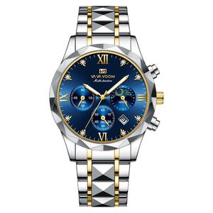 Reloj de Pulsera de Lujo para Hombre VaVa Voom 2471, Caja de Aleación, Esfera de Cristal, Manecillas, Logotipo Personalizado, Resistente al Agua, Reloj de Cuarzo de Alta Gama para Negocios - Product Image 2