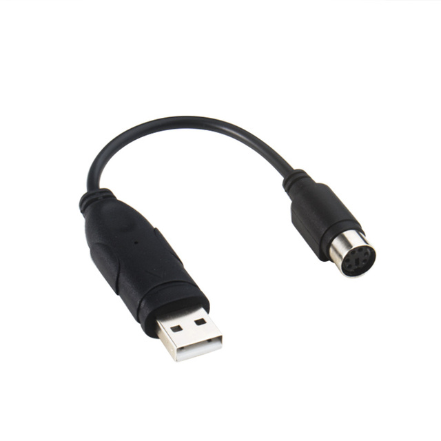 USB to PS2 Adapter Cable PS2 Female Keyboard Mouse Interface to USB 2.0 Male Adapter Connector