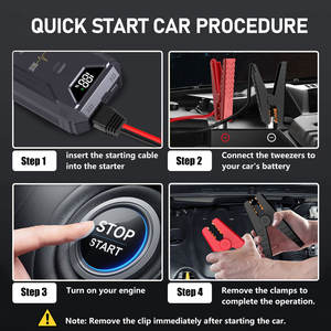 תחנת כוח להתנעת רכב 4500A עם בנק כוח 4 ב-1 להתנעת רכב - Product Image 5