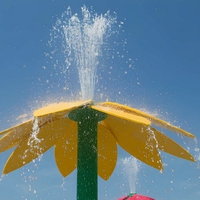 Équipement de jeu aquatique pour parc aquatique, décoration de piscine commerciale, arroseur en forme de fleur à vendre