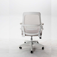 Chaise de bureau exécutive ergonomique moderne en tissu maillé, accoudoirs réglables, deux dispositifs de levage pneumatiques, appuie-tête 2D
