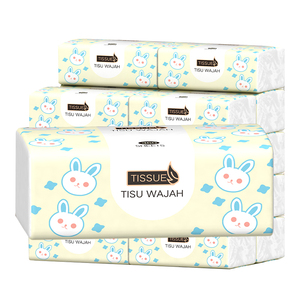 <span class=keywords><strong>Papier</strong></span> Mouchoir Facial Écologique 5 Plis en Pâte de Bois Vierge Imprimé, Vente en Gros Usine, Prix Abordable pour la Maison - Product Image 1