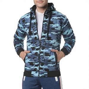 Sweat à capuche homme slim fit uni brodé en laine peignée respirant à manches longues col rond pour l'automne - Product Image 2