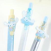 Pulpen Guangbo Desain Anjing Kartun Lucu, Plastik, Permukaan Tekan, Model Tempel, Tampilan Menarik, 0.5mm, Tulisan Halus, Pulpen Gel