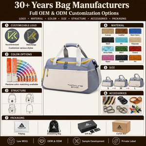 Bolsa <span class=keywords><strong>de</strong></span> Gimnasio Versátil para Negocios, Bolsa <span class=keywords><strong>de</strong></span> Viaje con Compartimento para Portátil <span class=keywords><strong>de</strong></span> Gran Capacidad, para Deportes, Gimnasio, Natación, Hombres y Mujeres - Product Image 2