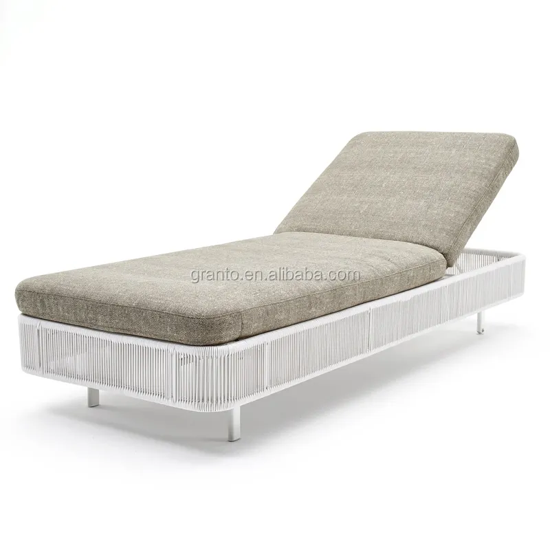 Freizeit outdoor strand liegestuhl rattan möbel einzel chaiselongue stuhl