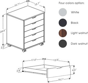 Commode à tiroirs en bois moderne de petite taille pour le salon, meuble de rangement pour la maison - Product Image 5