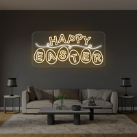 Enseigne néon ronde de plafond personnalisée, lumière LED en acrylique, nom et logo personnalisés, décoration murale intérieure, panneau d'affichage pour chambre et fête