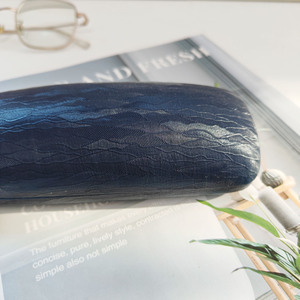 Eyeglass Case Rectangle Flip Metal Premium Texture Protective <b>Storage</b> <b>Box</b> For Glasses And Sunglasses - Product Image 2