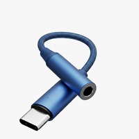 Adaptateur convertisseur de câble audio auxiliaire de type C vers prise jack 3,5 mm femelle pour téléphone, casque et haut-parleurs
