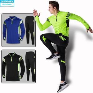 <span class=keywords><strong>Maillot</strong></span> <span class=keywords><strong>de</strong></span> football à manches longues en mélange <span class=keywords><strong>de</strong></span> coton pour homme adulte, vêtements d'entraînement chauds automne-hiver avec fermeture éclair et blocs <span class=keywords><strong>de</strong></span> couleur - Product Image 4