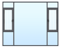 Ventana de Aluminio con Doble Acristalamiento, Moderna, con Certificación CE AS2047, para Proyectos de Villas, Hoteles y Oficinas de Lujo, Personalizable