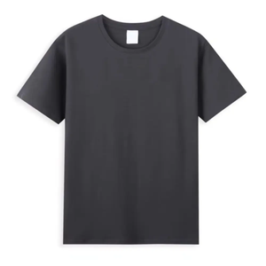 Camiseta de Hombre Lisa, Algodón CVC y Poliéster, Manga Corta, Casual, para Uso Diario, Tallas Grandes, con Logotipo Personalizado - Product Image 5