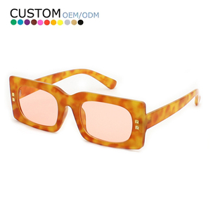 Super Hot Eyewear Fashion Vintage Luxury Small Rectangle Shades Sunglasses - Product Image 1