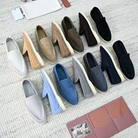 Mocassins de loisirs pour hommes de créateur, chaussures en cuir tricoté, style ajouré, semelle extérieure en caoutchouc, semelle intérieure en cuir véritable