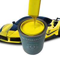 SL-B335 Revestimiento Líquido Acrílico de Alta Cobertura en Amarillo Brillante, Pintura para Automóviles Resistente a los Arañazos, Buena Cobertura, Pintura para Automóviles, Revestimiento Plástico
