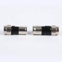 Conector de compresión de conector F de última tecnología para conector RG6 F RG 6