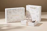 Boîte d'expédition personnalisée pour gloss à lèvres, cosmétiques, boîte en carton ondulé E-flute imprimée sur mesure, coffret cadeau, kit, logo personnalisé, en gros