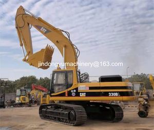 Excavatrice hydraulique sur chenilles Caterpillar 330BL 330b 330B d'occasion, Cat 330bl, en stock, usine de Shanghai - Product Image 2