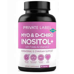 Capsule di Inositolo a Marchio Privato GMP, Supporto per Donne con Folato e Vitamina, Capsule di Inositolo D-Chiro, Supporto per Donne, MOQ Basso - Product Image 3
