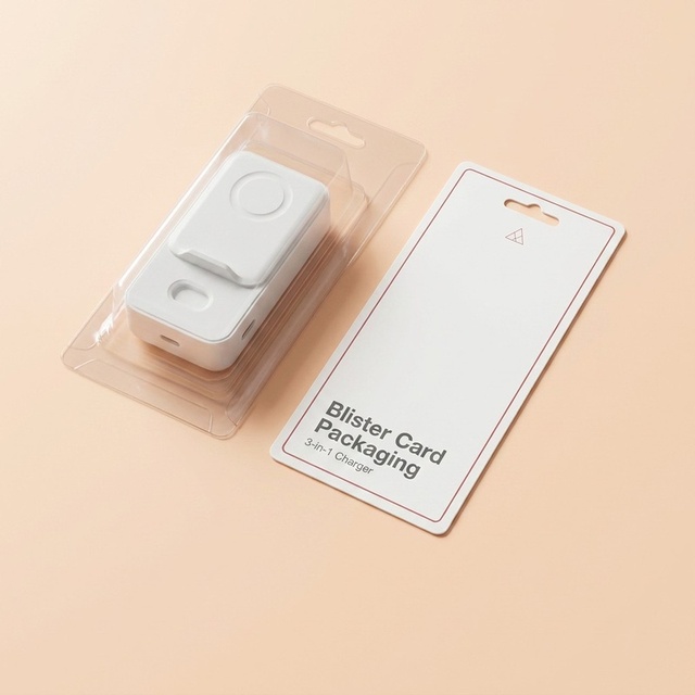 Custom Blister Packaging Clear Transparent PET Sliding Card Blister Packaging