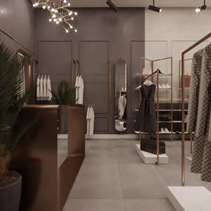 Soporte de exhibición de ropa con logotipo personalizado Tienda de ropa de moda Estante de exhibición de metal Estantes de exhibición de <span class=keywords><strong>boutique</strong></span> de madera - Product Image 6