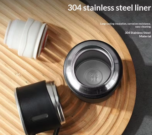 Cross-border <strong>One</strong> <strong>Cup</strong> Three Lids Vacuum Insulated Stainless Steel <strong>Cup</strong> Outdoor Household High-end Portable Water <strong>Cup</strong> Set Logo - Product Image 4