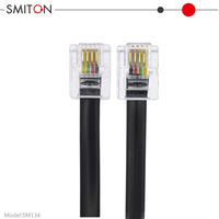 Câble de communication téléphonique RJ11 6P4C mâle vers RJ11 6P4C mâle en PVC