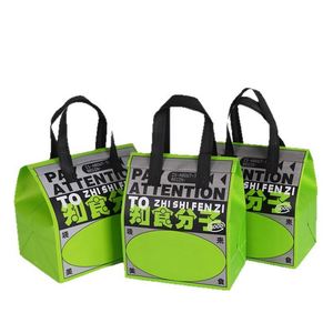 Custom Logo Nonwoven Insulated Delivery Bag with Aluminum Foil Lining, <b>Thermal</b> Takeaway Food Bag for Restaurant & Cafe Wholesale - Product Image 5