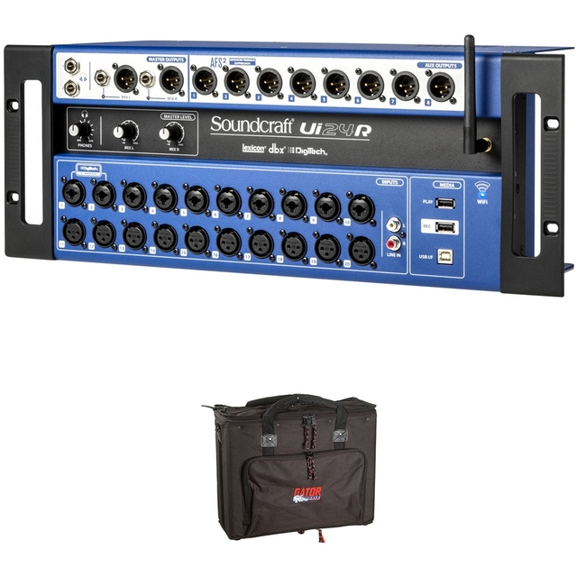 Soundcraft Ui24R 24-Channel Digital Mixer Multi-Track USB