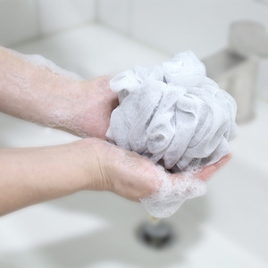 Prix compétitif, qualité supérieure, boule de bain en couches soyeuses, boule de bain en maille double couche de qualité supérieure - Product Image 3