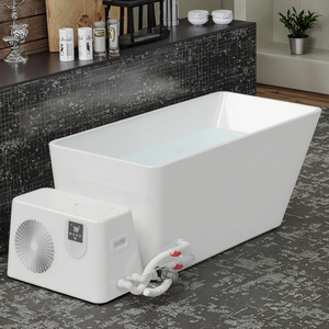 Bain à remous extérieur de luxe avec contrôle Wi-Fi intelligent, ensemble de bacs de plongeon froid, vente directe usine pour salle de sport, salle de bain, hôtel - Product Image 6