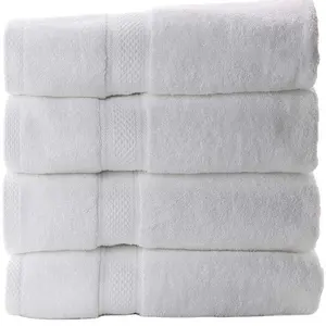 Mais recente projeto Extra Grosso de Alta qualidade Hotel Toalhas toalhas brancas com torcida loops fio 20d