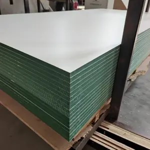 Germany Production Line Water Proof Green core HMR MDF 12mm 18mm moisture proof MR MDF wood for kitchen cabinet